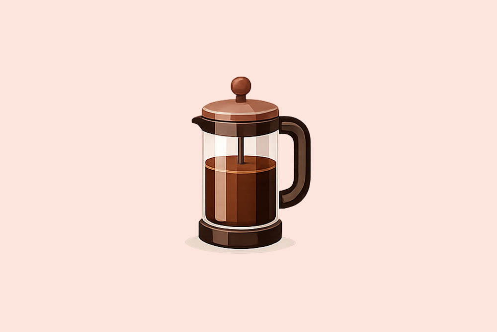 French Press coffee brewing method