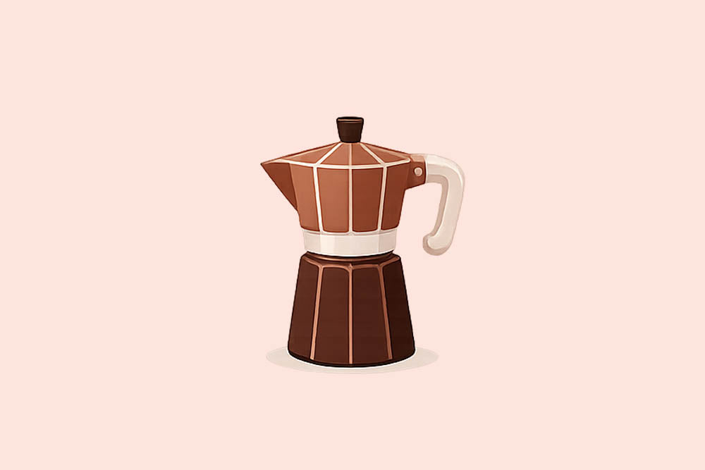 Moka Pot coffee brewing method for rich coffee